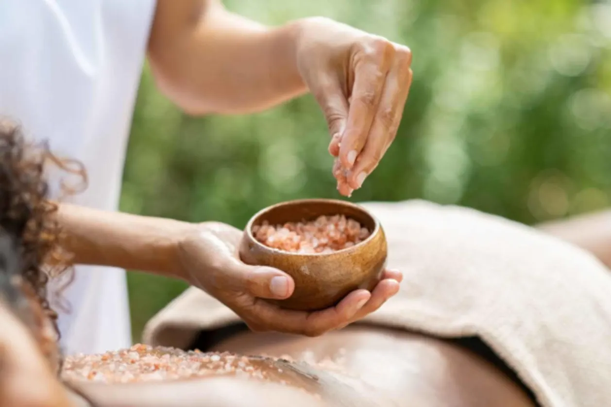 Newfangled spa treatment: Peeling scrub at resort